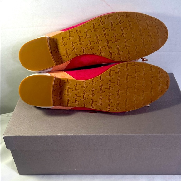 NEW AMALFI Ginevra Cashmere Pink Ballet Flats Women’s 7 Made in Italy - Picture 6 of 7